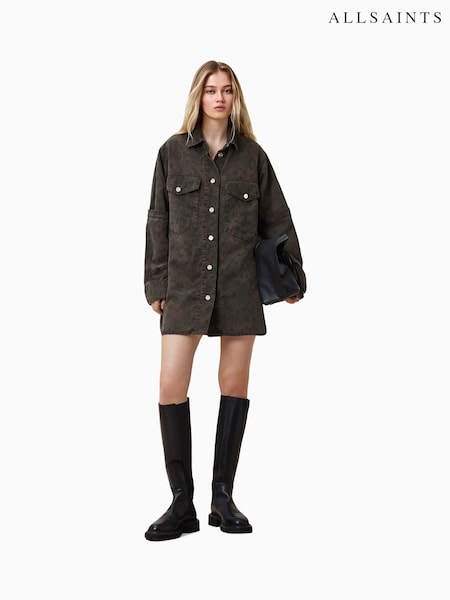 AllSaints Faye Shacket Dress (H52586) | 1,333 LEI