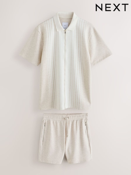 Marga neutra - Zip Pocket Jersey Shorts (H52721) | R$ 270