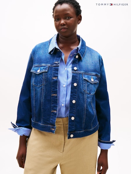 Tommy Hilfiger Curve Slim Denim Trucker Jacket (H53117) | 218 €