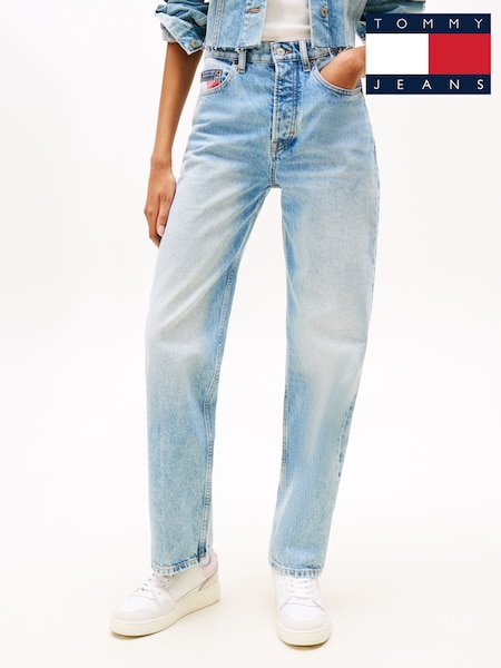 Tommy Hilfiger Blue Layla High Rise Slim Straight Jeans (H53310) | €158