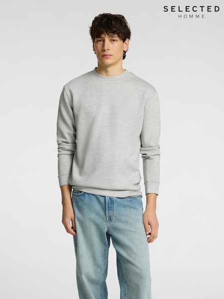Selected Homme Grey Crew Neck Sweater (H53384) | R$ 445