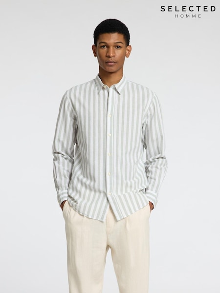 Selected Homme Green Long Sleeve Shirt (H53397) | R$ 445