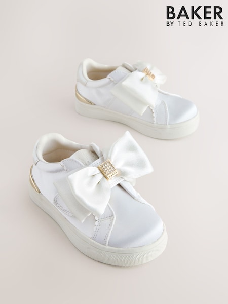 Baker by Ted Baker Organza Bow Trainers (H53717) | AED239