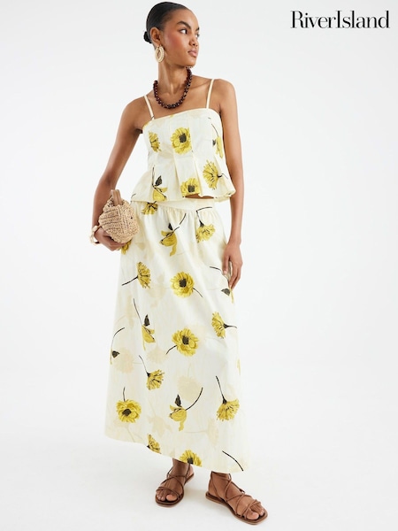 River Island Yellow Cami Top (H53847) | R$ 295