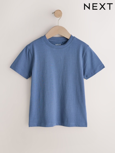 Mid Blue Regular Fit Short Sleeve T-Shirt (3-16yrs) (H53883) | AED18 - AED33