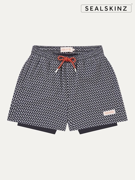 Southwood Quick Dry Fish Print Swim Shorts (H54073) | €99
