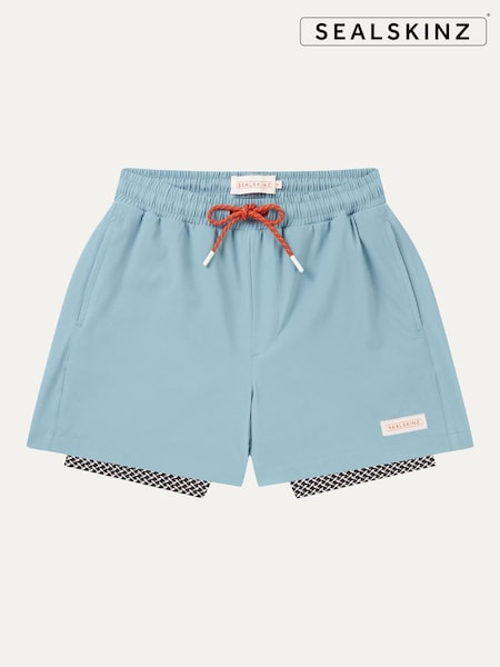 Sealskinz Blue Southwood Quick Dry Plain Swim Shorts (H54080) | €99