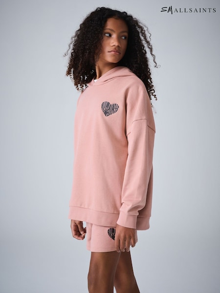 smALLSAINTS Mid Pink Lover Hoodie and Sweat Shorts Set (H54167) | € 66 - € 75