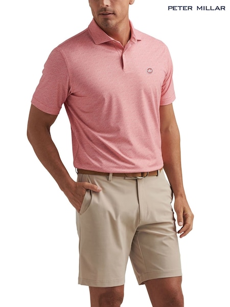 Peter Millar Pink Espresso Martinis Performance Jersey Polo Shirt (H54200) | €136