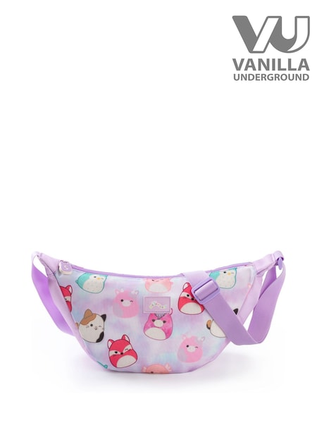Vanilla Underground Purple Girls Squishmallows Multicoloured Body Bag (H54206) | €22.50