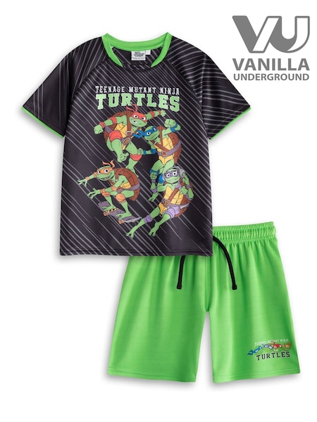 Vanilla Underground Black Boys Teenage Mutant Ninja Turtles Football Kit (H54215) | €24