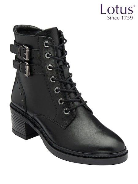 Lotus Ankle Boots (H54328) | ‏553 د.إ.‏