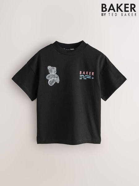 Baker by Ted Baker Oversized Graphic T-Shirt (H54356) | R$ 160 - R$ 180