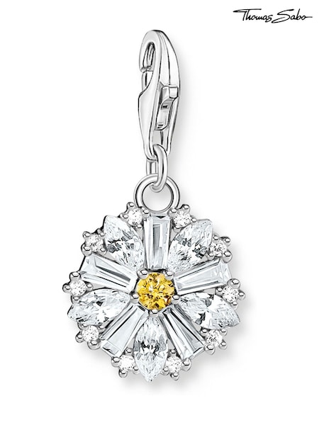 Thomas Sabo White Charm Lovely Daisy Zirconia Setting (H54381) | €89