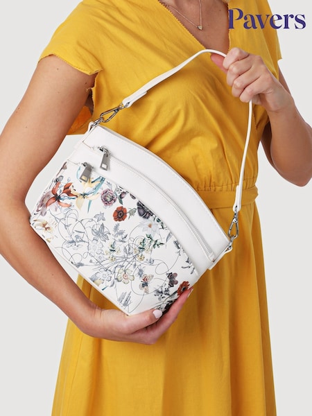 Branco - Pavers Adjustable Cross-Body Bag (H54458) | R$ 275