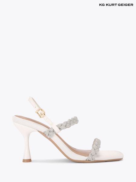 Kg Kurt Geiger Chrome Faye2 Sandals (H54479) | 490 QAR