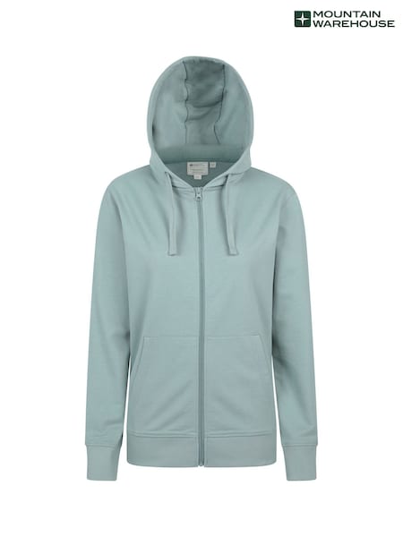 Mountain Warehouse Green Womens Essentials Full Zip Hoodie (H54690) | R$ 265