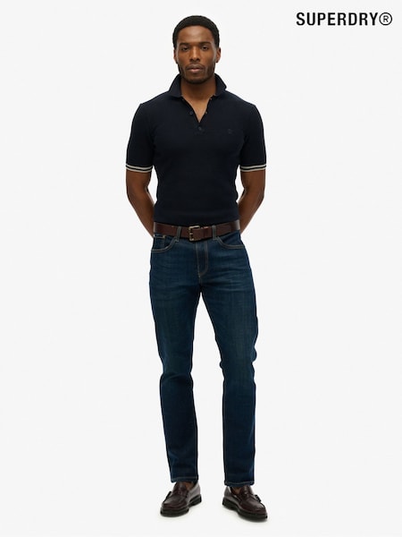 Superdry Knitted Texture Short Sleeve Polo Shirt (H54706) | 65 €