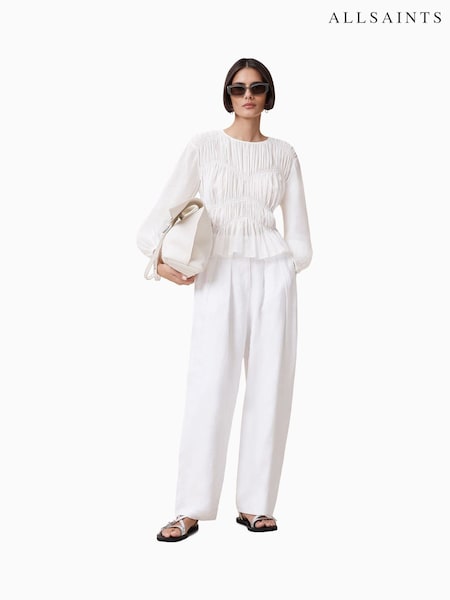 AllSaints White Melani Top (H54722) | R$ 1.570