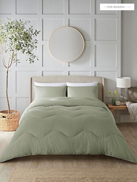 FBC Green Seersucker Coverless Duvet Set (H54744) | 234 QAR - 442 QAR