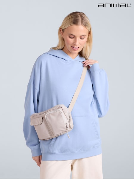 Animal Natural Multi Pocket Cross-Body Bag (H54763) | AZN 58