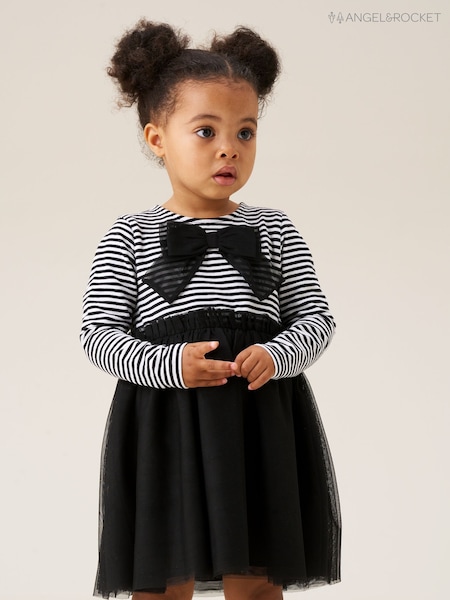 Angel & Rocket Black Carrie Bow Tutu Dress (H54841) | R$ 235 - R$ 255