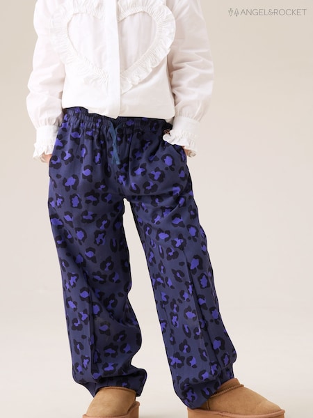Angel & Rocket Blue Robyn Leopard Print Trousers (H54890) | R$ 215 - R$ 255