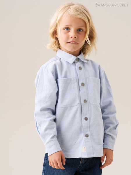 Angel & Rocket Blue Miles Canvas Shirt (H54891) | R$ 235 - R$ 275
