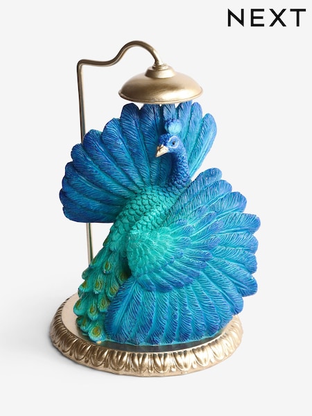 Blue Peacock Shower Bathroom Ornament (H54962) | €19
