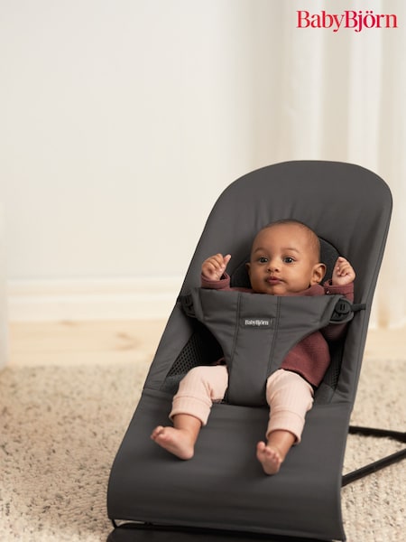 BabyBjörn Dark Grey Baby Bouncer Balance Soft Woven Jersey Tri Fabric (H55049) | €252