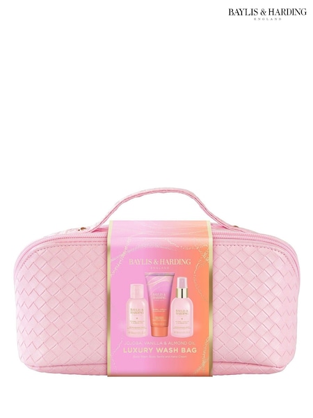 Baylis & Harding Jojoba Vanilla & Almond Oil Luxury Wash Bag Gift Set (H55128) | €24.50