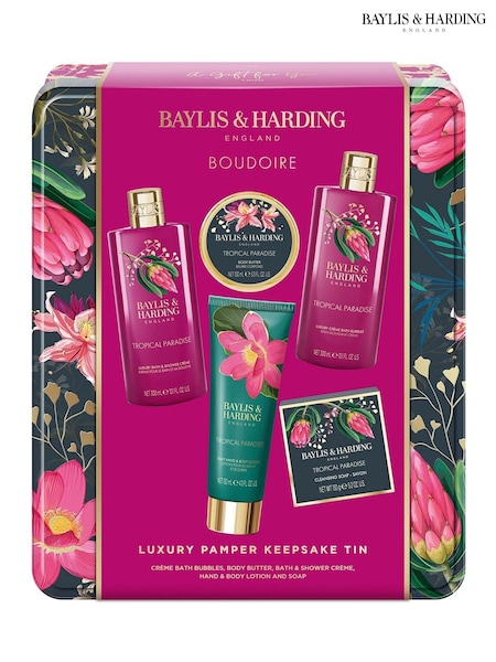 Baylis & Harding Boudoire Luxury Pamper Tin Gift Set (H55139) | €34