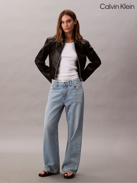 Calvin Klein Low Rise Baggy Ramshead Jeans (H55217) | €185