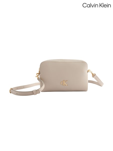 Calvin Klein White Off Monogram Cross-Body Bag (H55223) | €122