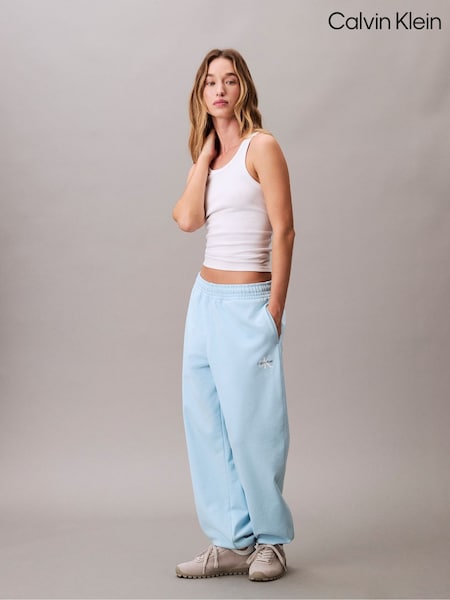 Calvin Klein Blue Monologo French Terry Joggers (H55224) | €102