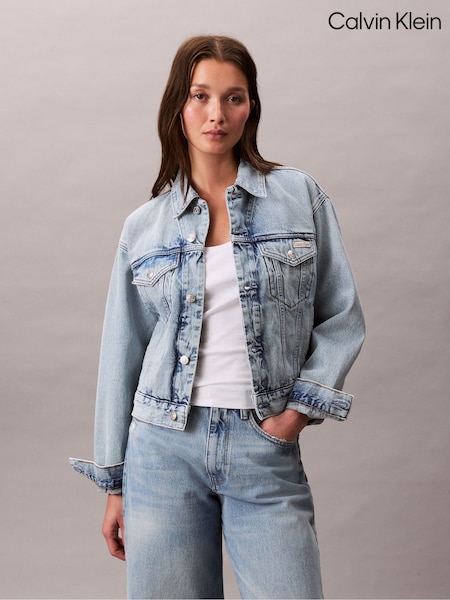 Calvin Klein Blue Trucker Jacket (H55227) | €165