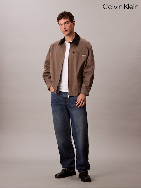 Calvin Klein Brown Blouson Jacket (H55258) | €212