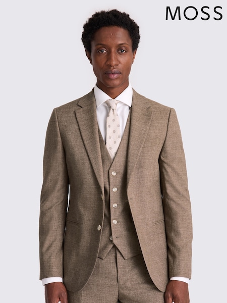 MOSS Slim Fit Slub Jacket (H55279) | 961 LEI