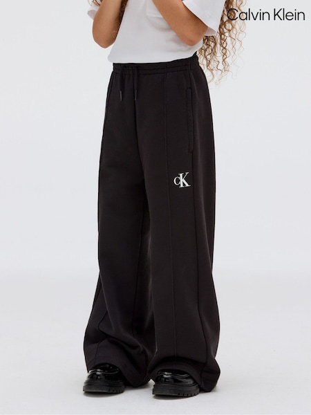 Calvin Klein Black Logo Wide Leg Joggers (H55301) | €77 - €95