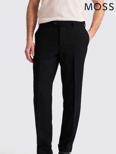 Чорний - MOSS Wool Trousers (H55322) | 5 407 грн
