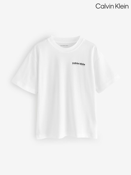 Bela - Calvin Klein Relaxed Geo Backprint T-Shirt (H55329) | € 66 - € 79