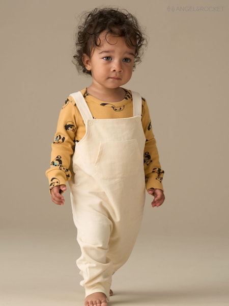 Angel & Rocket Natural Rory Cord Dungaree and Bodysuit (H55376) | €37 - €40