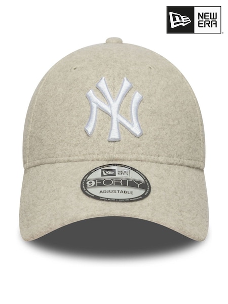 New Era Cream Melton Wool 9Forty New York Yankees Hat (H55464) | € 36