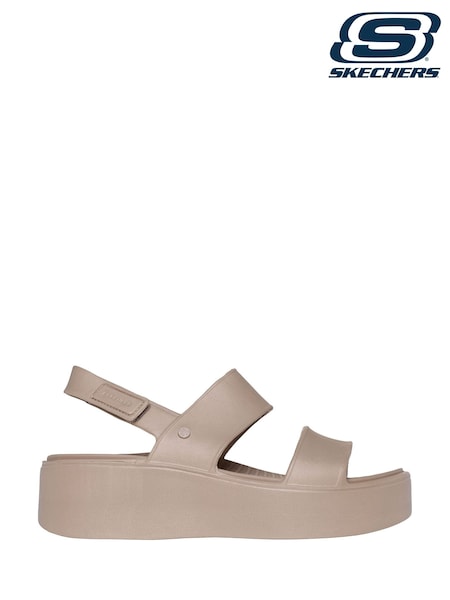بني فاتح - Skechers Arch Fit Upbeat Sunrise Sandals (H55505) | ‏227 د.إ.‏