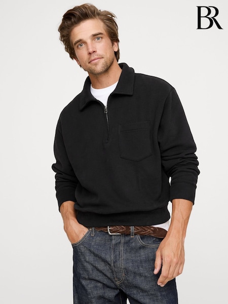 Banana Republic Black Fleece Zip Sweatshirt (H55519) | €106