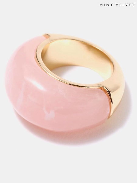 Mint Velvet Pink Statement Ring (H55578) | €31