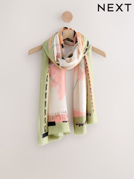 Leopard Placement - Lightweight Scarf (H55762) | R$ 120