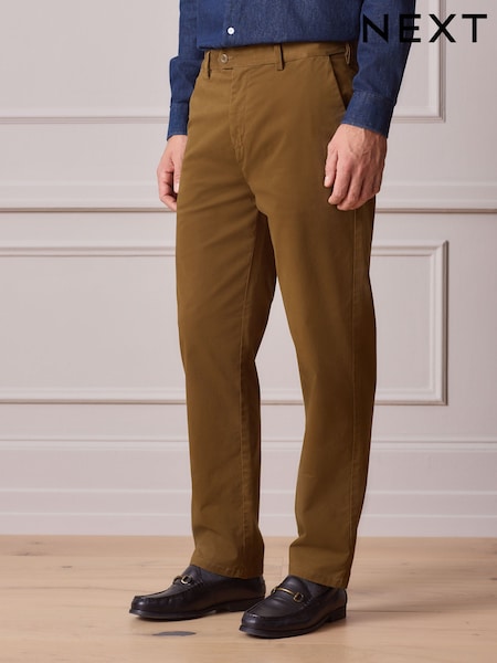 ذهبي - قياس مستقيم - Ultimate Chino Trousers (H56097) | ‏197 د.إ.‏