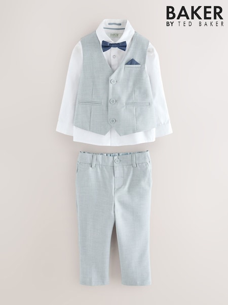 Baker by Ted Baker Waistcoat Shirt And Trousers Set (H56117) | $167 - $179
