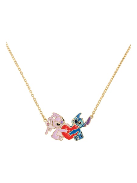 Peers Hardy Blue Stitch & Angel Enamel Heart Necklace (H56324) | €32
